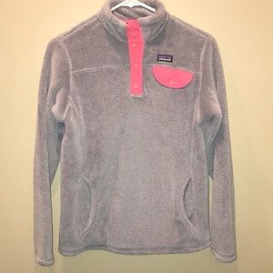 Girls Patagonia Fleece Pullover Size XL (14)
